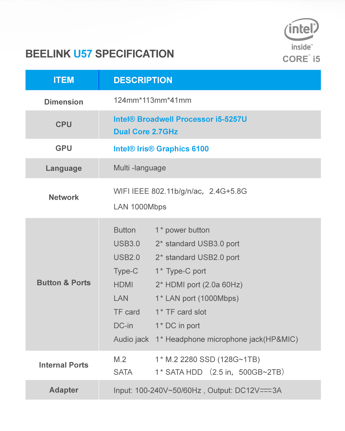 Beelink-U57-Intel-Core-i5-5257U-27GHz-8GB-256GB-SSD-1000M-LAN-58G-WIFI-bluetooth-40-USB30-Mini-PC-Su-1666058